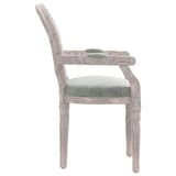vidaXL Chaise à manger gris foncé 54x56x96,5 cm velours