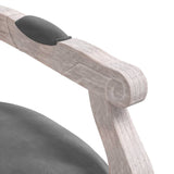 vidaXL Chaise à manger gris foncé 54x56x96,5 cm velours