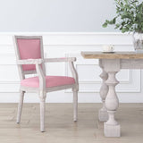 vidaXL Chaise à manger Rose Velours (plusieurs options disponibles)