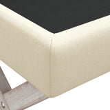 vidaXL Tabouret de rangement 45x45x49 cm lin
