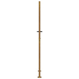 vidaXL Portail de jardin 105x205 cm acier corten conception d'herbe