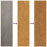 vidaXL Portail de jardin 105x205 cm acier corten conception d'herbe