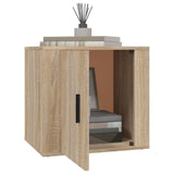 vidaXL Table de chevet Chêne marron 50x39x47 cm