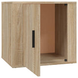 vidaXL Table de chevet Chêne marron 50x39x47 cm