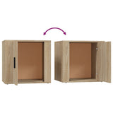 vidaXL Table de chevet Chêne marron 50x39x47 cm