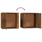 vidaXL Table de chevet Chêne marron 50x39x47 cm