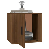vidaXL Table de chevet Chêne marron 50x39x47 cm
