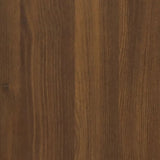 vidaXL Table de chevet Chêne marron 50x39x47 cm