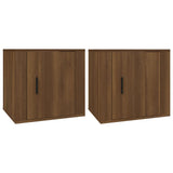 vidaXL Table de chevet Chêne marron 50x39x47 cm