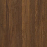 vidaXL Table de chevet Chêne marron 50x39x47 cm