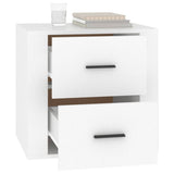 vidaXL Table de chevet Chêne fumé 50x39x47 cm