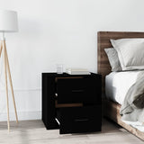 vidaXL Table de chevet Chêne fumé 50x39x47 cm