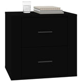 vidaXL Table de chevet Chêne fumé 50x39x47 cm