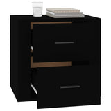 vidaXL Table de chevet Chêne fumé 50x39x47 cm