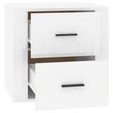 vidaXL Table de chevet Chêne fumé 50x39x47 cm