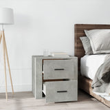 vidaXL Table de chevet Chêne fumé 50x39x47 cm