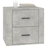 vidaXL Table de chevet Chêne fumé 50x39x47 cm