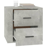 vidaXL Table de chevet Chêne fumé 50x39x47 cm