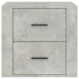 vidaXL Table de chevet Chêne fumé 50x39x47 cm