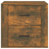 vidaXL Table de chevet Chêne fumé 50x39x47 cm