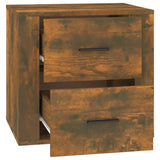 vidaXL Table de chevet Chêne fumé 50x39x47 cm
