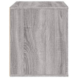 vidaXL Table de chevet Chêne fumé 50x39x47 cm