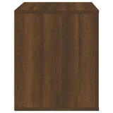 vidaXL Table de chevet Chêne fumé 50x39x47 cm