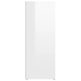 vidaXL Buffet Noir 80x30x80 cm Bois d'ingénierie