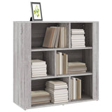 vidaXL Buffet Noir 80x30x80 cm Bois d'ingénierie