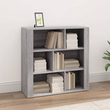 vidaXL Buffet Noir 80x30x80 cm Bois d'ingénierie