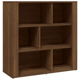 vidaXL Buffet Noir 80x30x80 cm Bois d'ingénierie