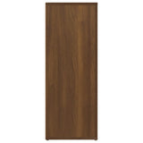 vidaXL Buffet Noir 80x30x80 cm Bois d'ingénierie