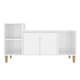 vidaXL Meuble TV Chêne marron 100x35x55 cm Bois d'ingénierie