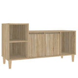 vidaXL Meuble TV Chêne marron 100x35x55 cm Bois d'ingénierie