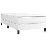 vidaXL Cadre de lit Blanc 80x200 cm Similicuir