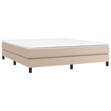 vidaXL Cadre de lit Cappuccino 180x200 cm Similicuir