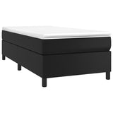 vidaXL Cadre de lit Noir 90x190 cm Similicuir