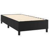 vidaXL Cadre de lit Noir 90x190 cm Similicuir