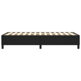 vidaXL Cadre de lit Noir 90x190 cm Similicuir