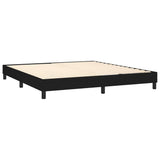 vidaXL Sommier à lattes de lit et matelas et LED Noir 160x200 cm Tissu