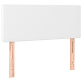 vidaXL Sommier à lattes de lit et matelas et LED Blanc 120x200 cm