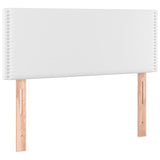vidaXL Sommier à lattes de lit avec matelas et LED Blanc 80x200cm