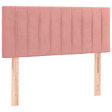 vidaXL Sommier à lattes de lit avec matelas et LED Rose 120x200cm