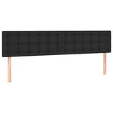 vidaXL Sommier à lattes de lit avec matelas Noir 160x200 cm