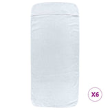 vidaXL Serviettes de plage 2 pcs turquoise 60x135 cm tissu 400 GSM