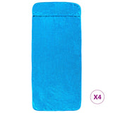 vidaXL Serviettes de plage 2 pcs turquoise 60x135 cm tissu 400 GSM