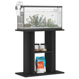 vidaXL Support pour aquarium noir 60x30x60 cm bois d'ingénierie