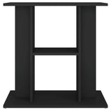 vidaXL Support pour aquarium noir 60x30x60 cm bois d'ingénierie