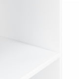 vidaXL Support pour aquarium blanc 80x35x60 cm bois d'ingénierie