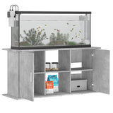 vidaXL Support pour aquarium gris béton 121x41x58 cm bois d'ingénierie